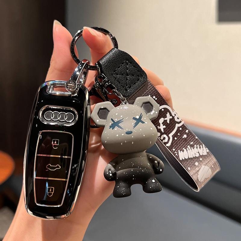 TPU กุญแจรถ Fob ฝาครอบ Protector สําหรับ Audi Q8 A6 A3 A8 C8 S6 RS6 A7 S7 RSQ8 8Y D5 4N RS Etron GT 