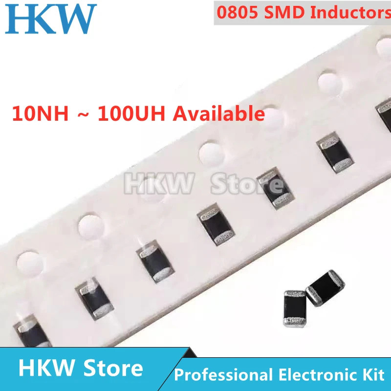 50pcs 0805 2012 SMD Stack Inductor 47NH 68NH 100NH 1UH 2.2UH 4.7UH 5.6UH 8.2UH 10UH 12UH 15UH 18UH 2