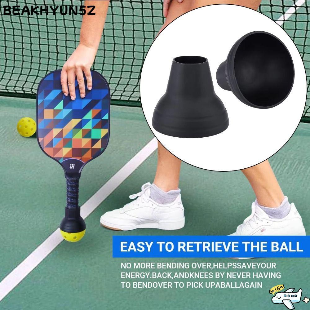 BEAKHYUN5Z อุปกรณ์เสริมซิลิโคน Pickerball Paddle Upper ติดตั้งง่าย ไม่ต้องก้มเก็บของสําหรับ Pickleball