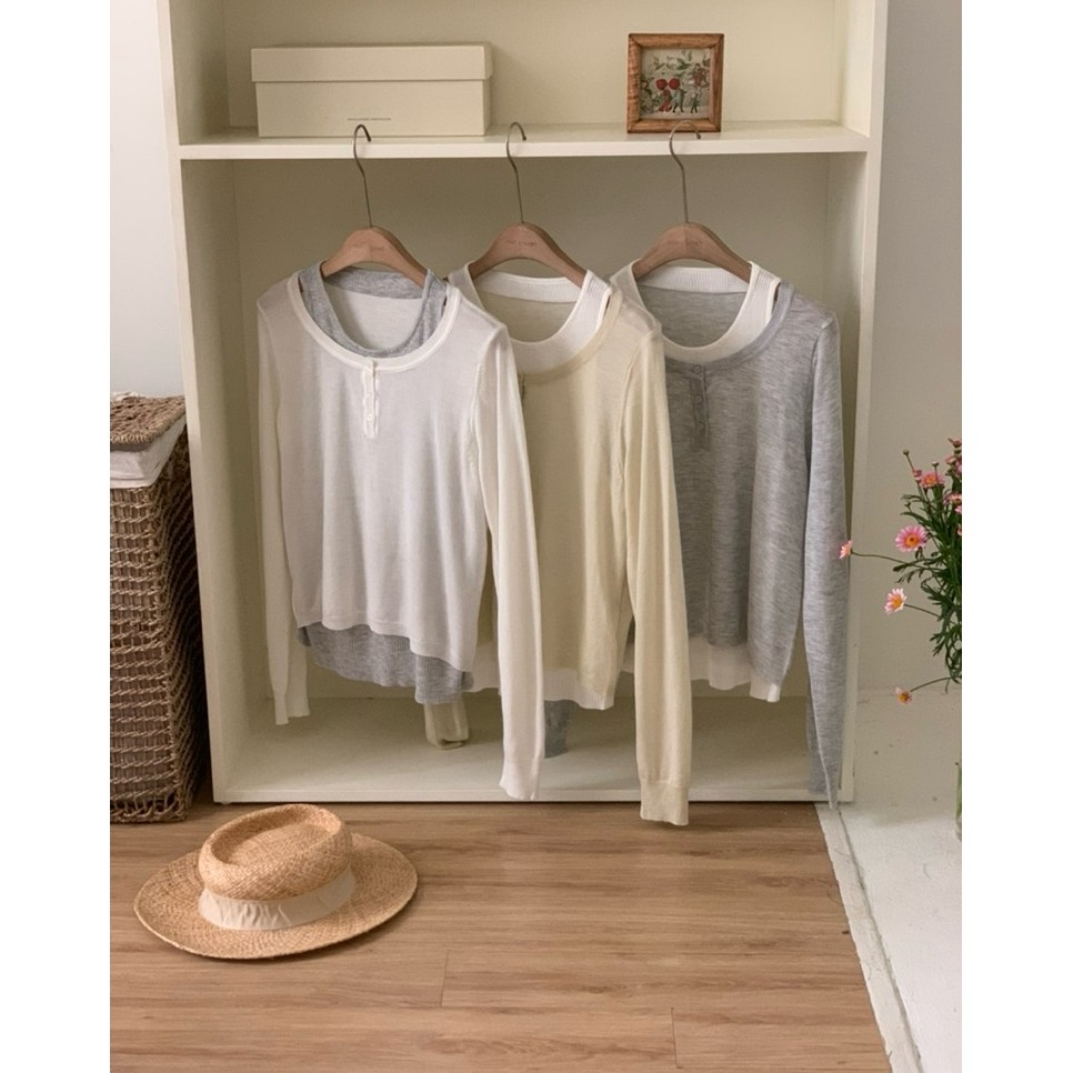 NUTCLOSET - เสื้อกระดุมซ้อน mongtoghi 10105_A2709