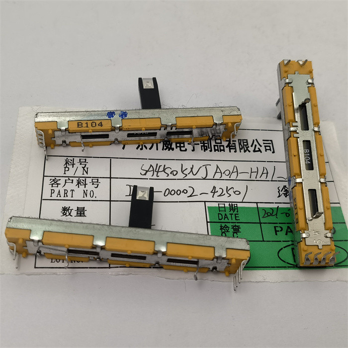 Shengwei 6 ซม.โคมไฟเดี่ยว Pusher Potentiometer B5K B100K A100K A1M จับ 15 มม.LED