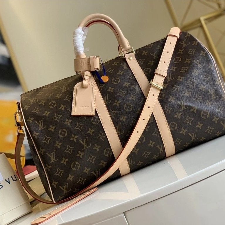 [Exclive Real Shot M41418 Old Flower] FL Factory Production Premium Travel Bag Series keepall ใช้ mo
