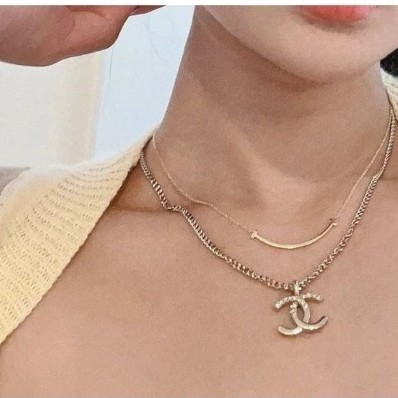 สร้อยคอ Echo Made Half Gold Half Diamond cc