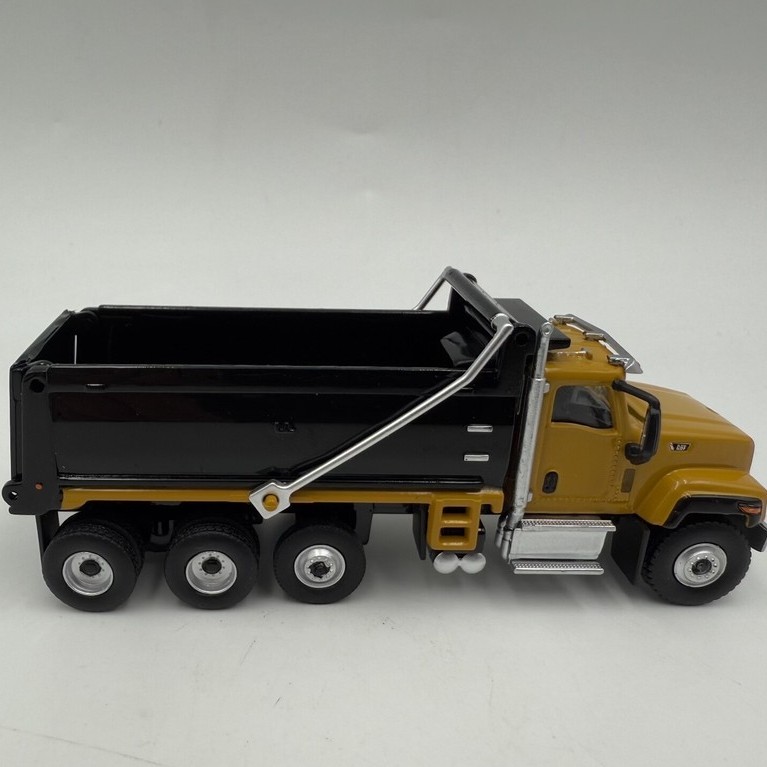 DM 8514 1: 87 CAT CT681 DUMP TRUCK Carter DUMP TRUCK Alloy DUMP TRUCK รุ่นไม่มีกล่องเหล็กลดราคา