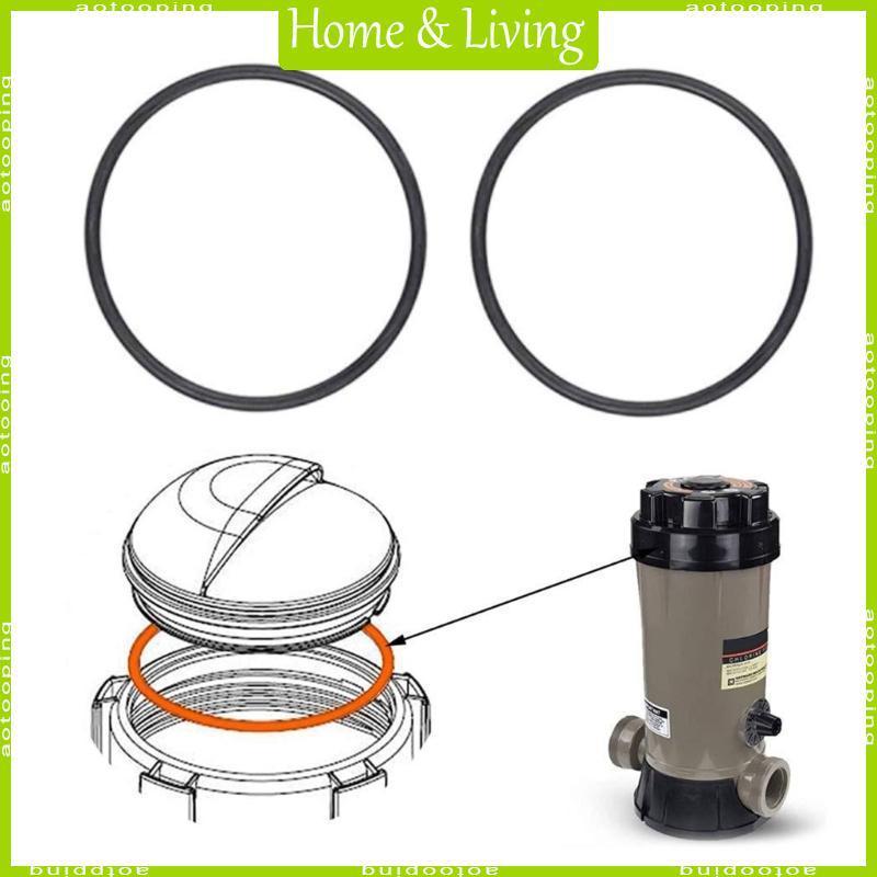 AOTOO 2 6 ชิ้น CLX200K ยาง O-แหวนสําหรับ CL200 CL220 Chlorinator Feeder ฝาปิด