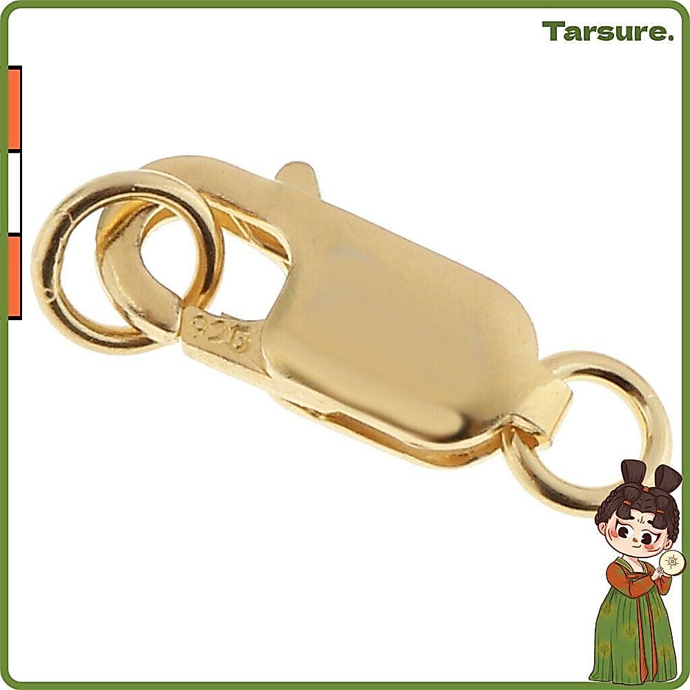 TARSURETH Lobster Clasp Hook, Jump Ring Bracelet Necklace Chain Connector, Snap Hook Accessory DIY Craft Pendant Clasp Jewelry Making Finding Supply