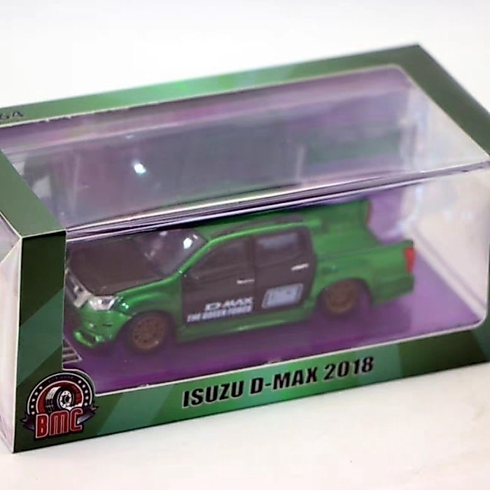 BMC 1/64 D-MAX 2018 Isuzu Pickup Truck Trailer Model Out of Print Model
