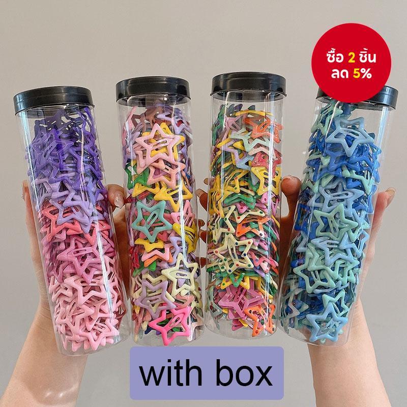 24/30 ชิ้นที่มีสีสัน Star ชุดกิ๊บติดผมผู้หญิงs Bangs Barrette เครื่องประดับผม
