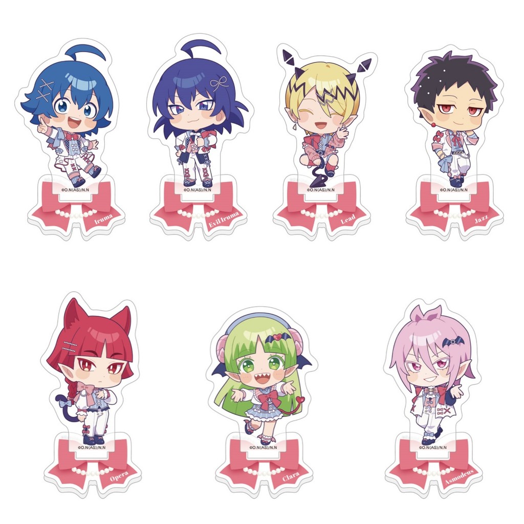 ยินดีต้อนรับสู่โรงเรียนปีศาจ! Iruma-kun แผ่นตกแต่งโต๊ะริบบิ้น Coordinate Standee Alice คอลเลกชันเครื