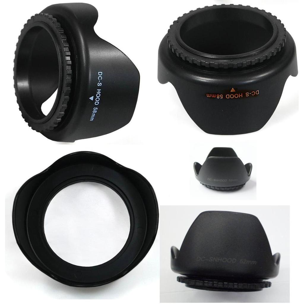Lotus Petal Hood Hood Hood DC SN DC-SN 52mm ด้ายยาง