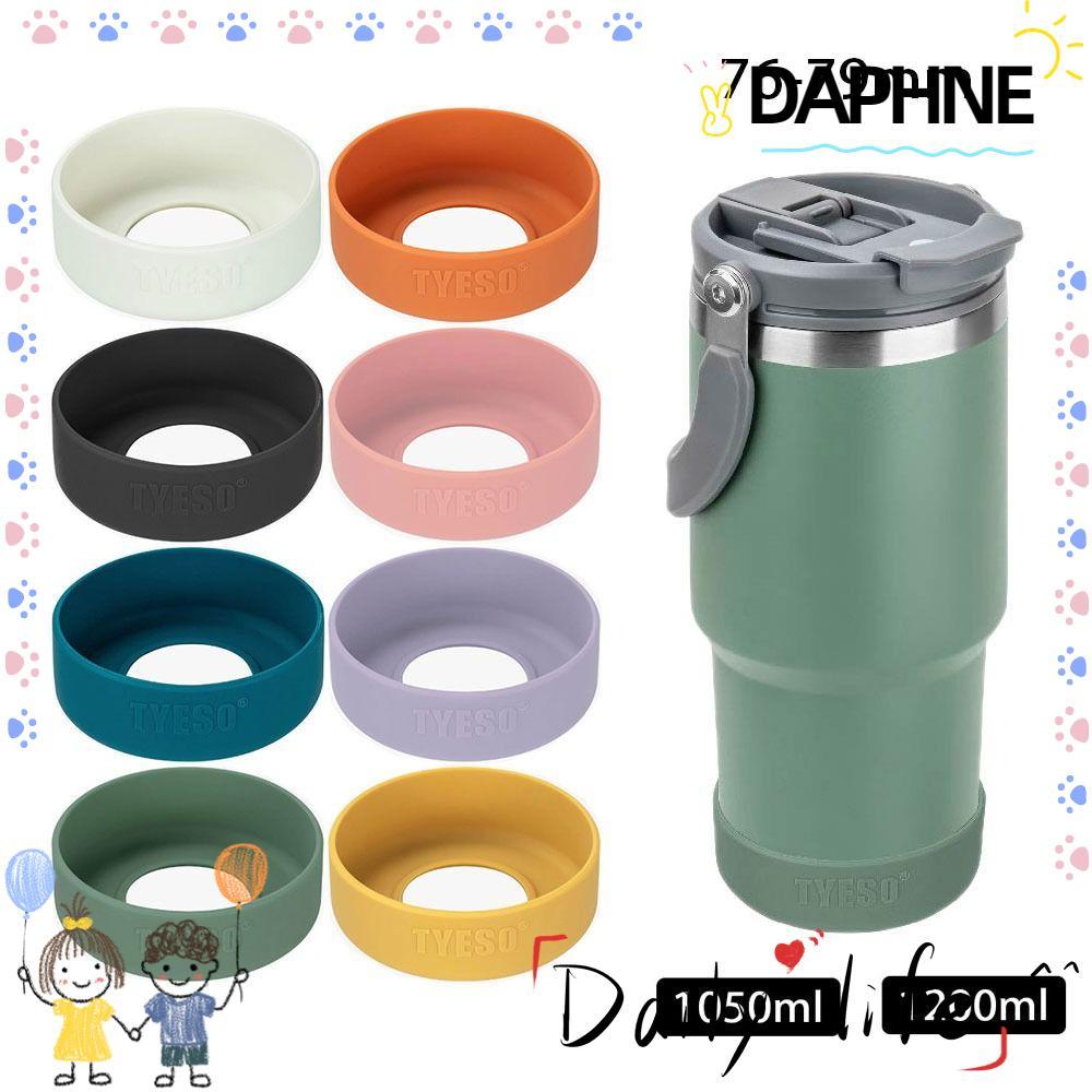 DAPHNE 1 ชิ้นซิลิโคน Coaster, Anti Slip 76-79 มม.ขวด, 1050ml 1200ml TS-8829 TS-8830 แก้วถ้วย Universal ด้านล่างสําหรับ Tyeso แก้ว