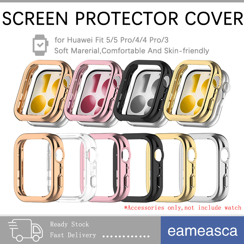 เคส กรณี for Huawei Watch Fit 5 5 Pro หน้าจอป้องกันคอมพิวเตอร์แข็ง อุปกรณ์เสริมกรอบกันชนร่วง for Huawei Fit 4 4 Pro