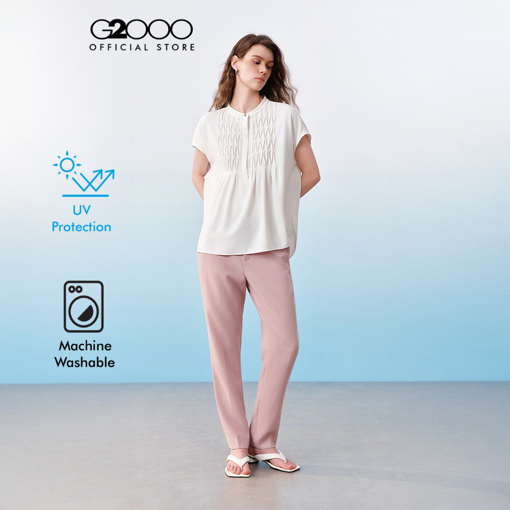 G2000 เสื้อเบลาส์สำหรับผู้หญิง ทรง Relaxed Fit รุ่น 61241437