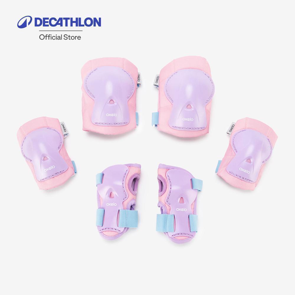Decathlon Kids' Skating Scooter Skateboard Protectors Set Play ชุดสนับป้องกันเด็กเล่นอินไลน์สเก็ตรุ่น Play