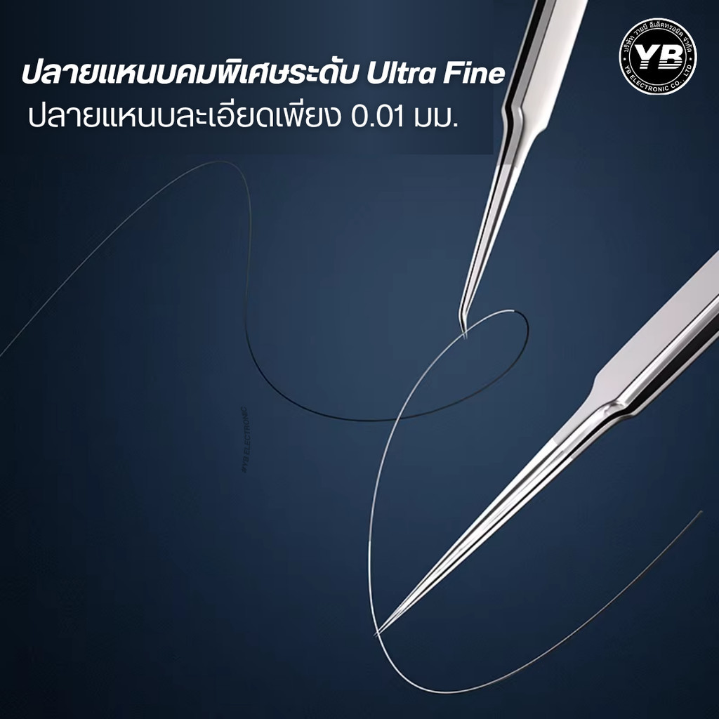 XZZ แหนบปลายแหลมพิเศษระดับไมครอน “คีบแม่น จับนิ่ง ปลายคม สำหรับงานซ่อมมือถือระดับโปร” XZZ SA-14A / SA-15A