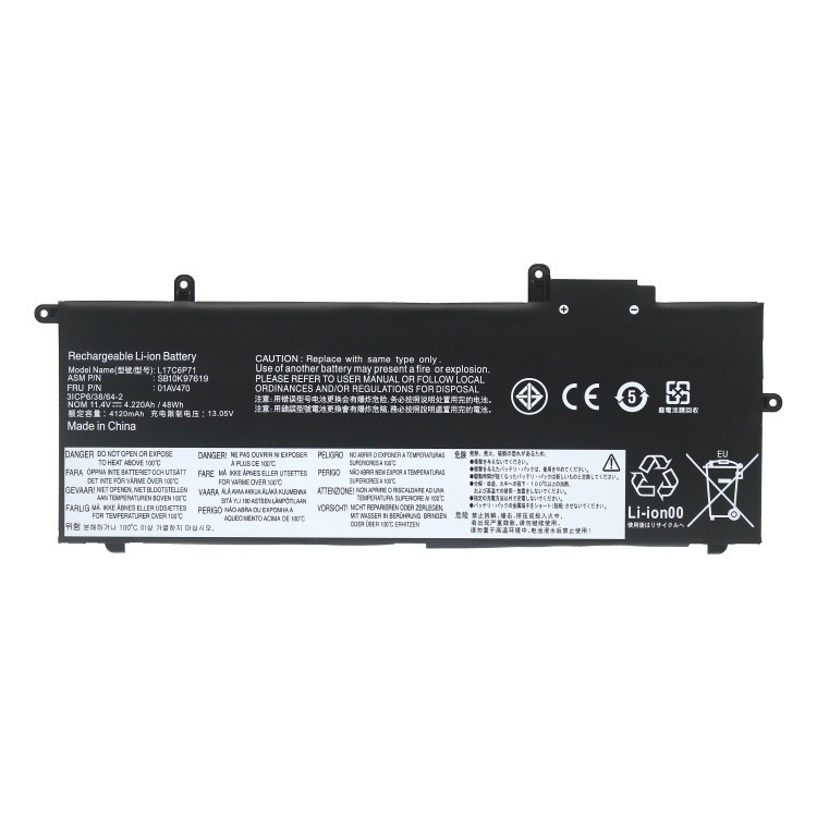 Battery Notebook Lenovo Thinkpad X280 L17C6P72 L17L6P71 TP00093A 11.46V 48Wh 4190mAh