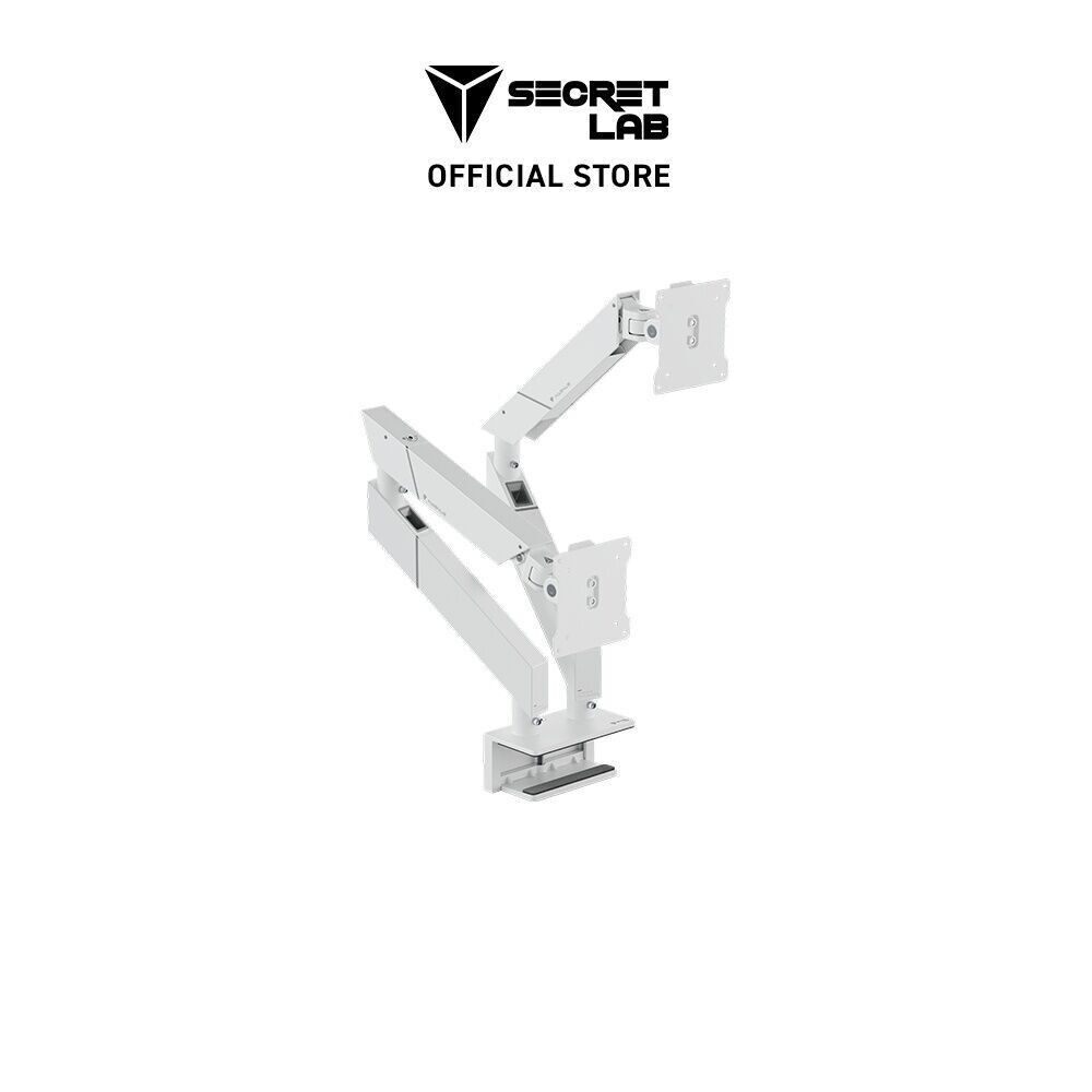 Secretlab MAGNUS Dual Monitor Arm (White) — แขนยึดจอมอนิเตอร์แบบคู่