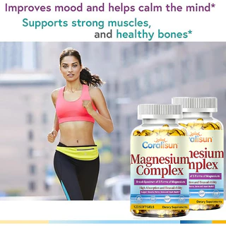 5-in-1 Magnesium Complex capsule สนับสนุนการนอนหลับที่ดีและรักษาสุขภาพหัวใจให้แข็งแรง