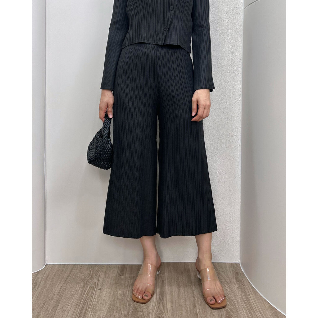ยาว 32.5 นิ้ว 2MUAY GJO11786-9 กางเกงอัดพลีท WIDE LEG PLEATED PANTS 3 สี FREE SIZE