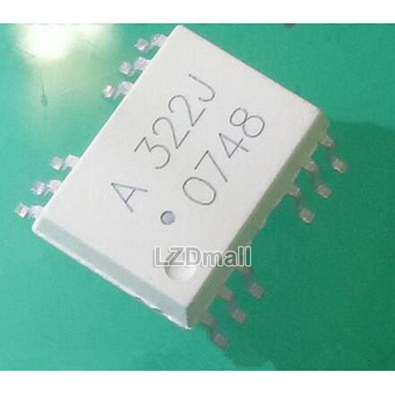 2 ชิ้น SMD Optocoupler A322J SOP-12 HCPL-322J ACPL-322J SOP12 ใหม่เดิม