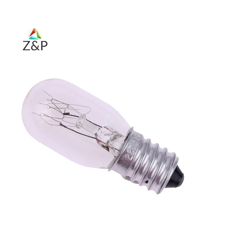 Z&P 2 ชิ้น E14 15 วัตต์ทนอุณหภูมิสูงตู้เย็นหลอดไฟเตาอบไมโครเวฟเปลี่ยนเครื่องปิ้งขนมปัง/หลอดไฟไอน้ําแสง COD
