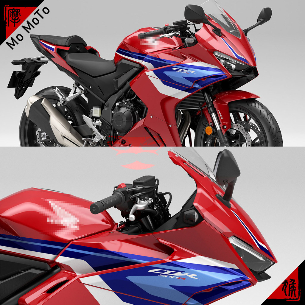 แฟริ่งบิ๊กไบค์ Honda CBR500R CBR400R 2024-2025 ชุดสีแฟริ่งเต็มคัน สั่งทำสี/โลโก้ได้ ลายแต่งคัสตอม สต