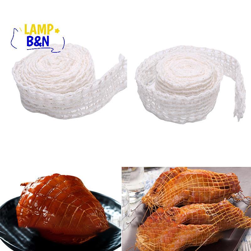 [B&N] 1 PC 5m ตาข่ายเนื้อม้วนยืดหยุ่นไส้กรอกสุทธิ Butchers String Paaging เนื้อสุทธิทําอาหารสุทธิฝาครอบเครื่องมือห้องครัว Accesories [ใหม่]