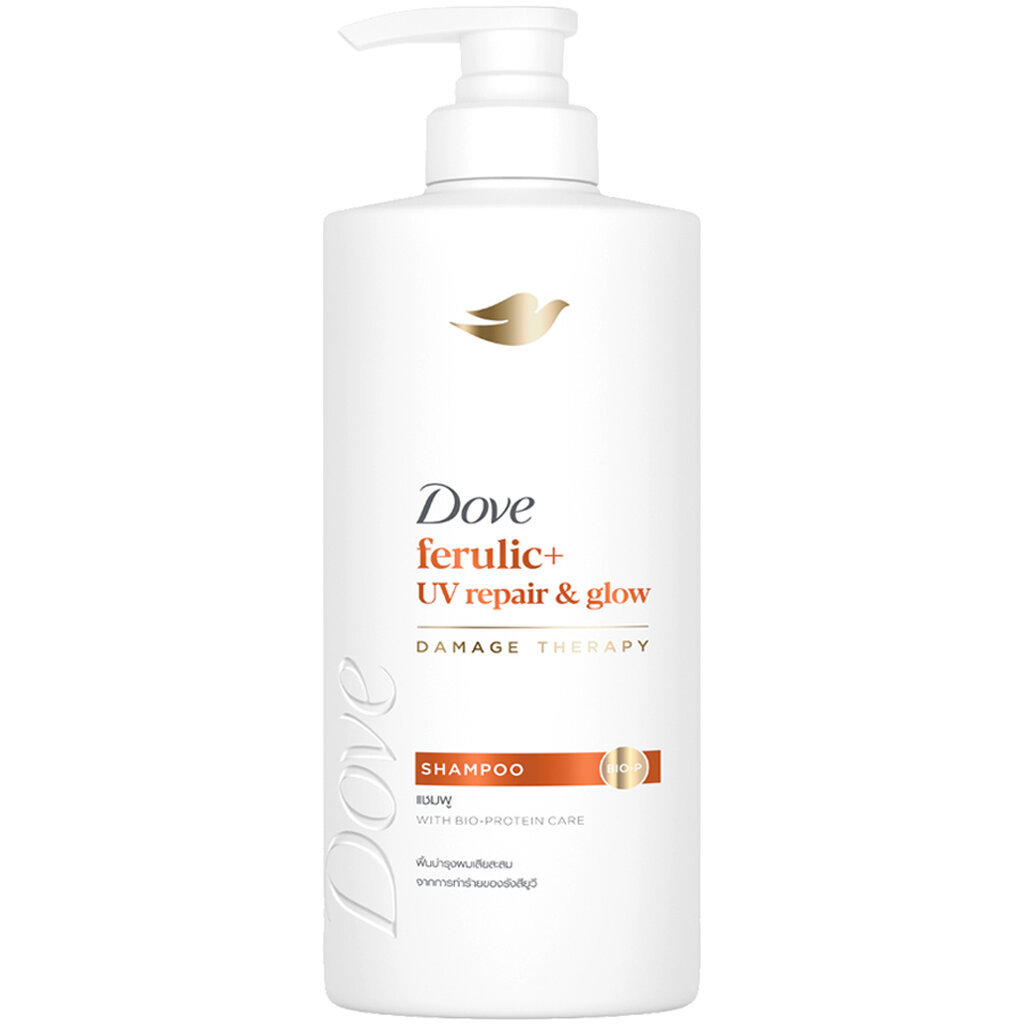LeeMart ยาสระผม โดฟ Dove 360ML แชมพู โดร์ฟ สระผม โด๊ฟ สูตร ยูวี รีแพร แอนด์ โกลว สีส้ม ขนาด 360 มล.