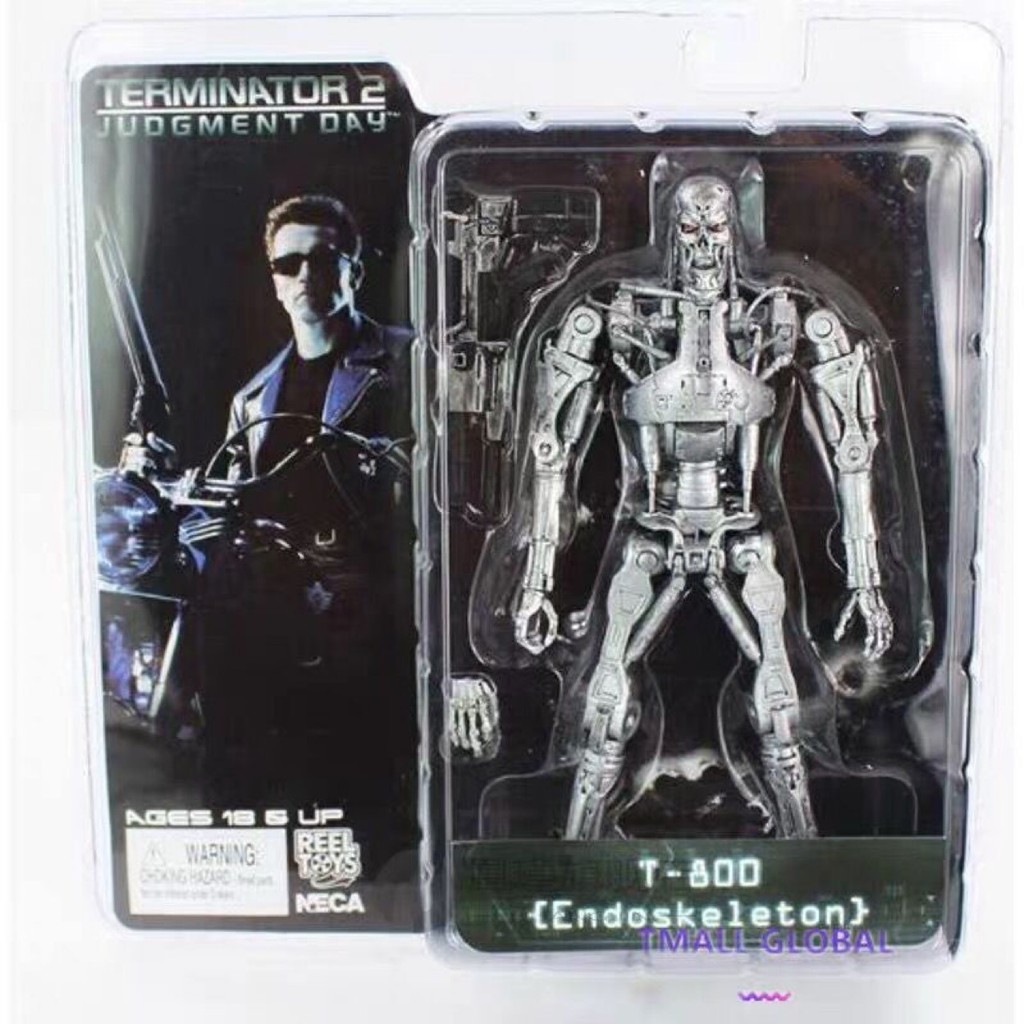 NECA T2 Terminator T-800 T-1000 Action Figure Arnold Schwarzenegger Movable Joint Model รูปปั้น