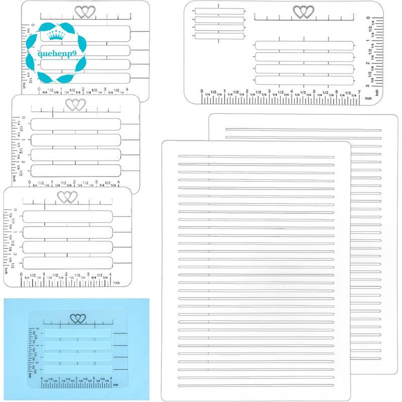 Line Drawing Stencil Lettering Guide, Guide for Card Paper Journal Lettering Writing, Straight Line 