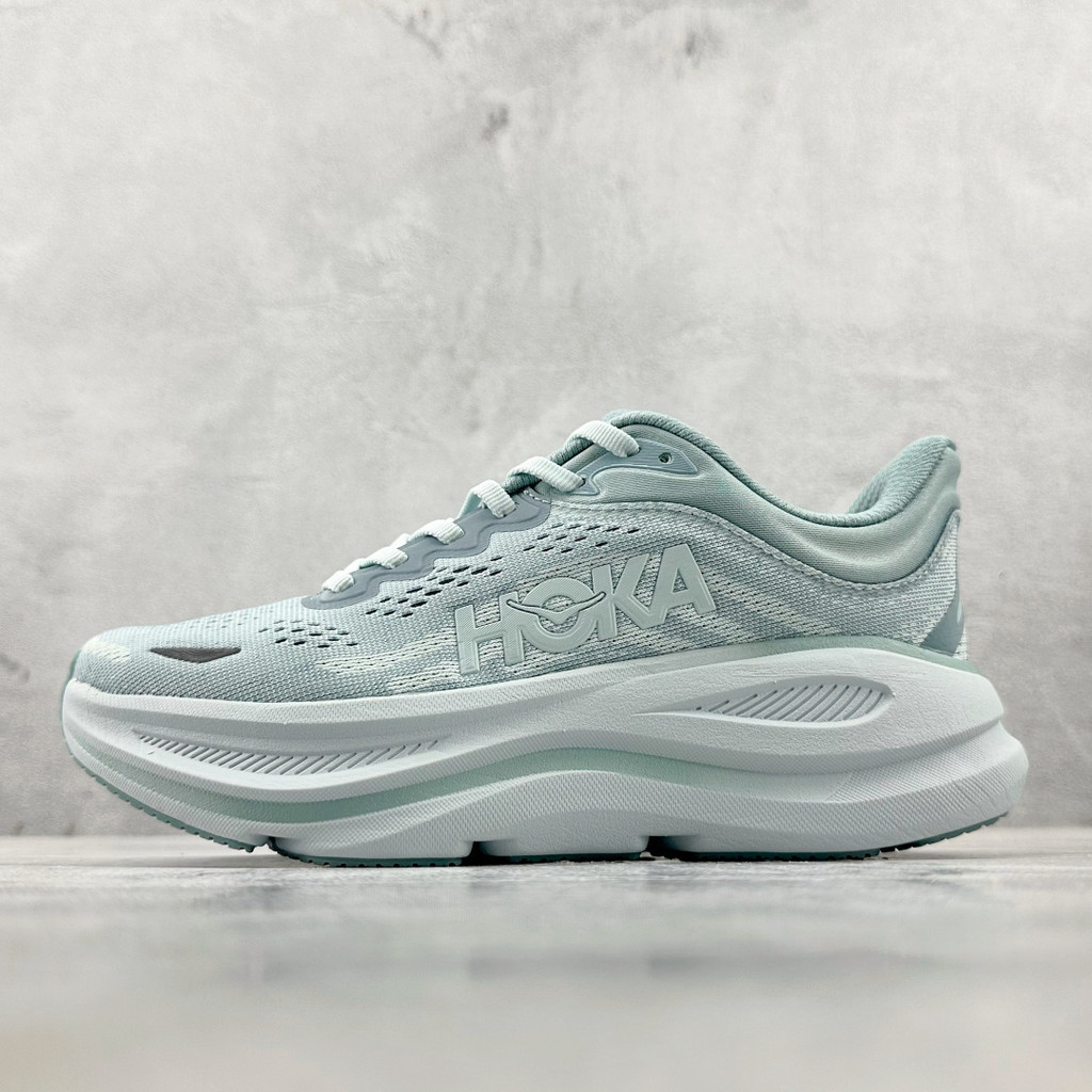 HOKA BONDI 9 รองเท้าวิ่งถนนสําหรับบุรุษและสตรีระบายอากาศได้น้ําหนักเบาสบายรองเท้ากีฬากันลื่นกันกระแท