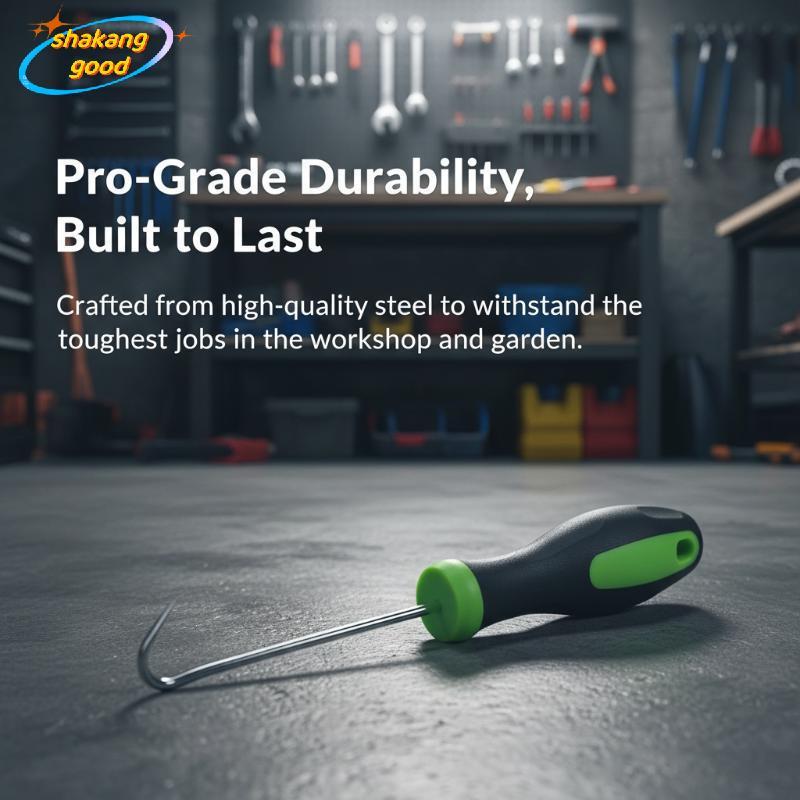 SKTH คู่มือ Wee Puller เครื่องมือ Heavy Duty Garden สนามหญ้า Root Remover สําหรับ Patio กลางแจ้ง Ergonomic Weeding Hook สําหรับที่มีประสิทธิภาพ SKK