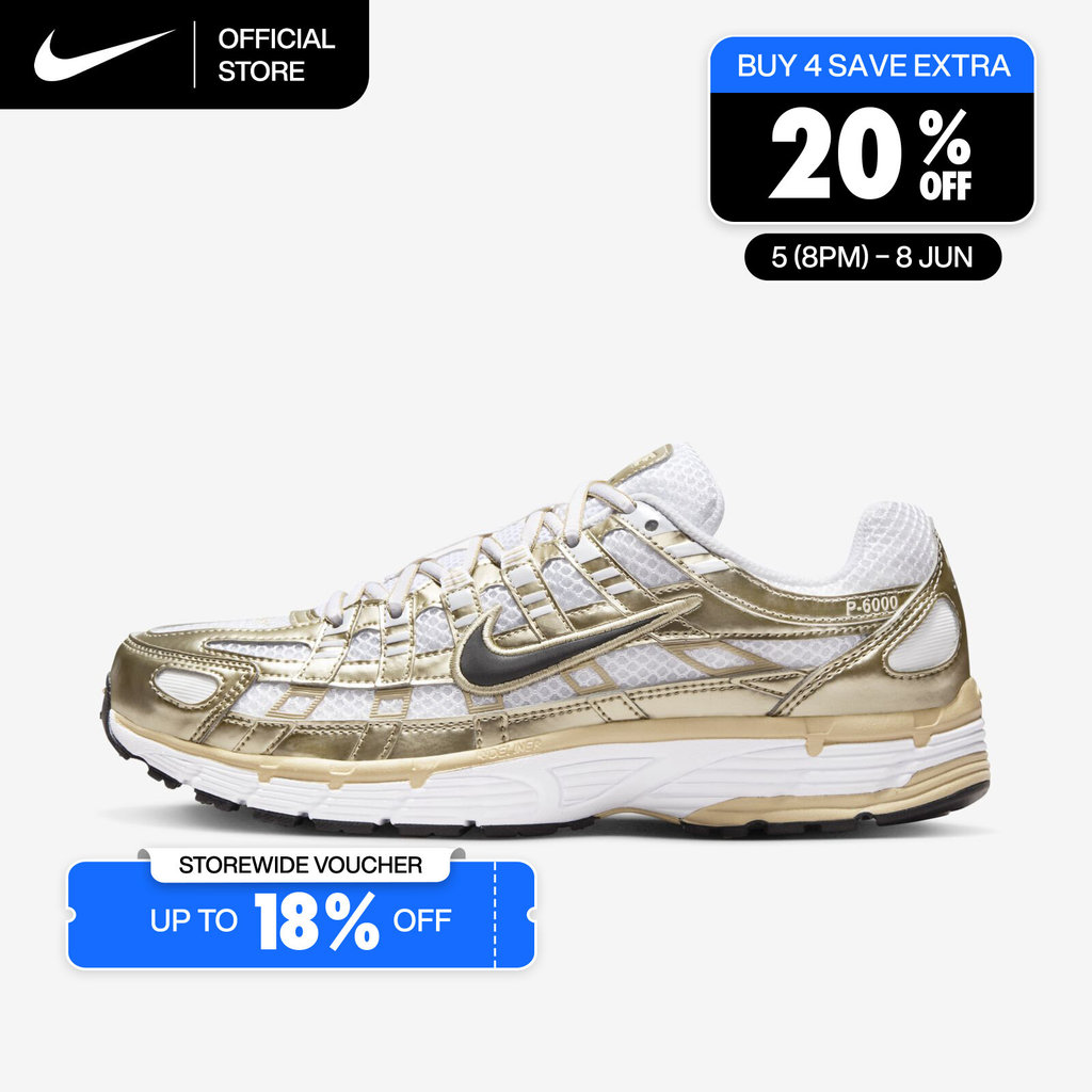 Nike Women's P-6000 Gold Shoes - White [IF1787-100]