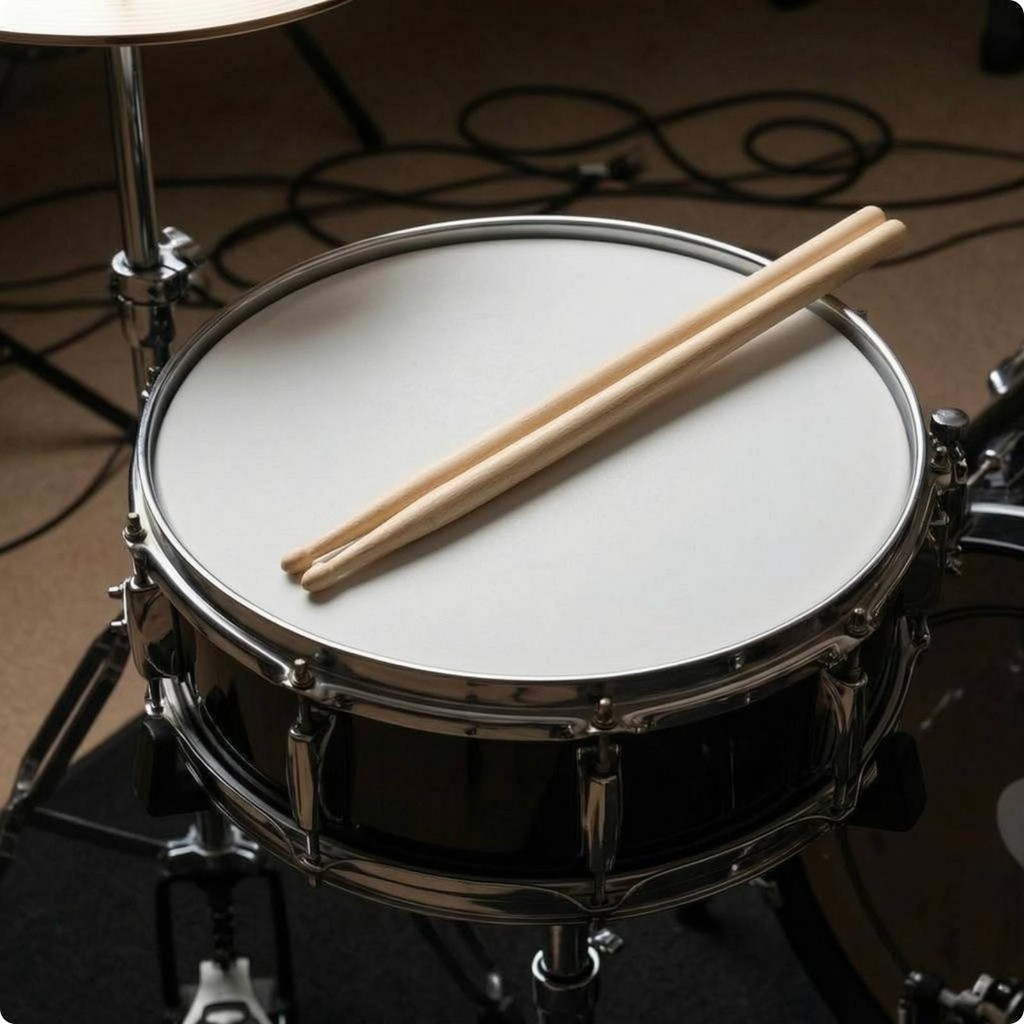 10 ชิ้น 5A Oak Drumsticks ยาวนาน 5A Drum Sticks ไม้กลอง Sticks สบาย Grip สําหรับผู้เริ่มต้น
