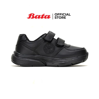 Bata บาจา Bubble Gummer รองเท้านักเรียนชาย แบบสวมปรับขนาดได้ ลายสไปเดอร์แมน สีดำ 3416151 สีขาว 3411511
