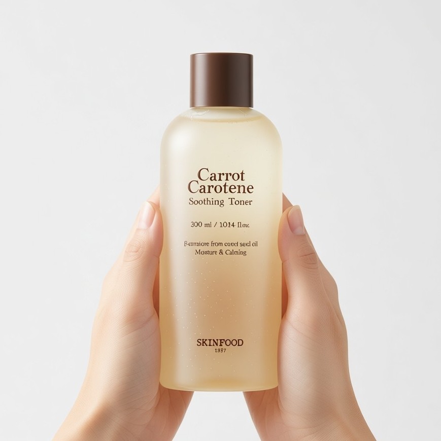 [skinfood] Carrot Carotene Soothing Toner, 300ml, 1pc / Korean Toner / Moisture Replenishing / ของแท