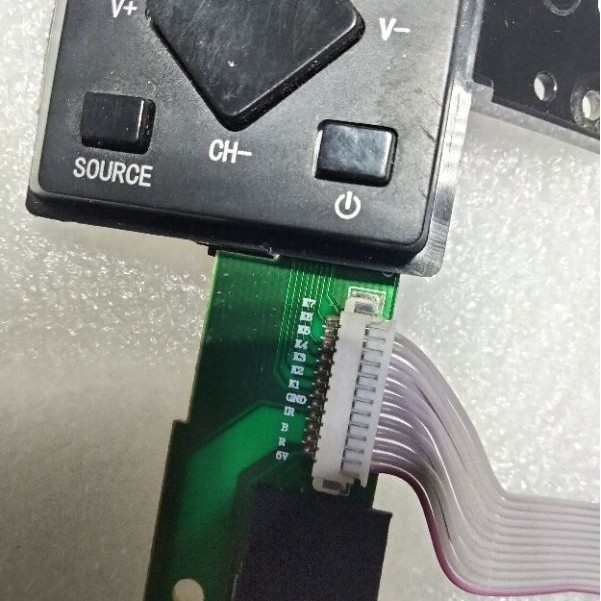 TOMBOL IR SENSOR BUTTON MANUAL LED TV POLYTRON PLD55US8850C PLD55US8850 55US8850