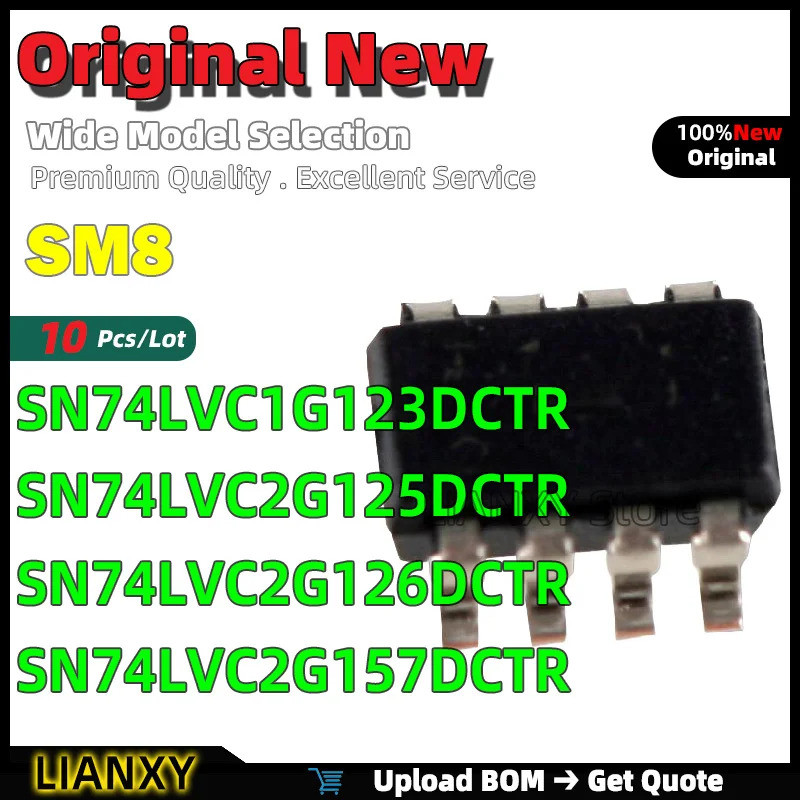 5 ชิ้น SN74LVC1G123DCTR SN74LVC2G125DCTR SN74LVC2G126DCTR SN74LVC2G157DCTR ชิป SOT ic