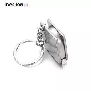 IFAYSHOW ไม้บรรทัดแบบยืดหดได้วัด DIY เครื่องมือวัดสแตนเลส