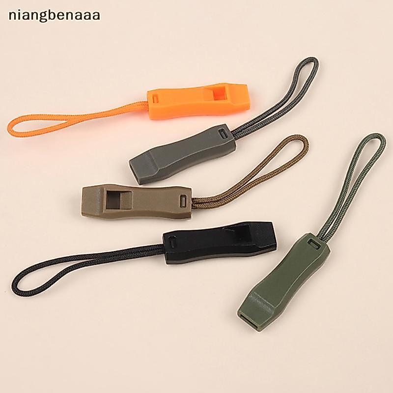 นกหวีดฉุกเฉินมัลติฟังก์ชั่น สำหรับกิจกรรมกลางแจ้ง พร้อมเชือก 5 ชิ้นใหม่
