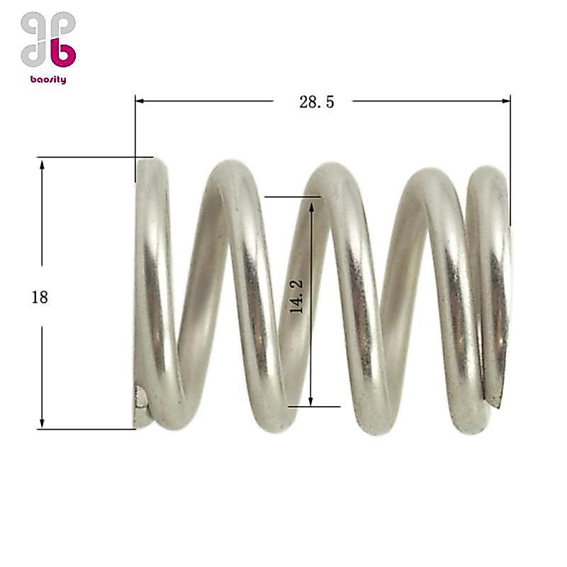[Baosity] Stainless Steel Guitar Tremolo Spring Tension Spring for LP SG Guitar Silver