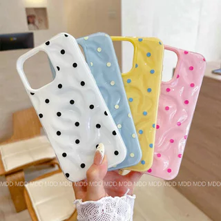 สวย จุดคลื่น เคส For Realme C63 C55 C53 2023 C35 C33 C31 C30 C25 C25S C21Y C25Y C21 C20 C20A C11 C15 กันล้ม นุ่ม ฝาหลัง
