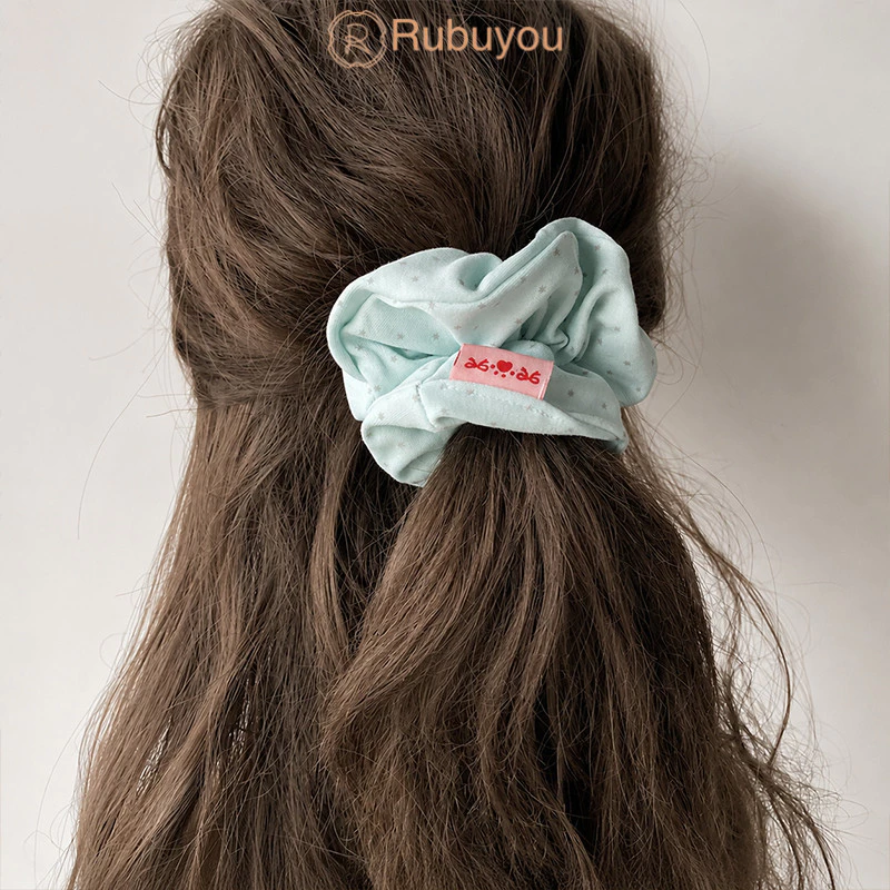 Rubuyou ยางรัดผมสไตล์เกาหลีรูปดาวน่ารัก ทรงสวย ยืดหยุ่นสูง ดูดีมีสไตล์-COD💕