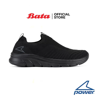 Bata บาจา Power รองเท้าผ้าใบสลิปออน ออกกำลังกายแบบสวม สำหรับผู้ชาย รุ่น BONDI สีเทา 8282849 สีดำ 8286849