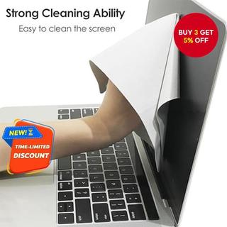 Microfiber Dustproof Cleaning Cloth Notebook Keyboard Cover Laptop Screen Cleaner Kit for MacBook