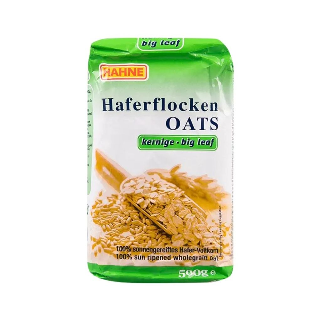 ฮาทเน่ ข้าวโอ๊ตหยาบ Hahne Whole Rolled Oat Rough 500g.