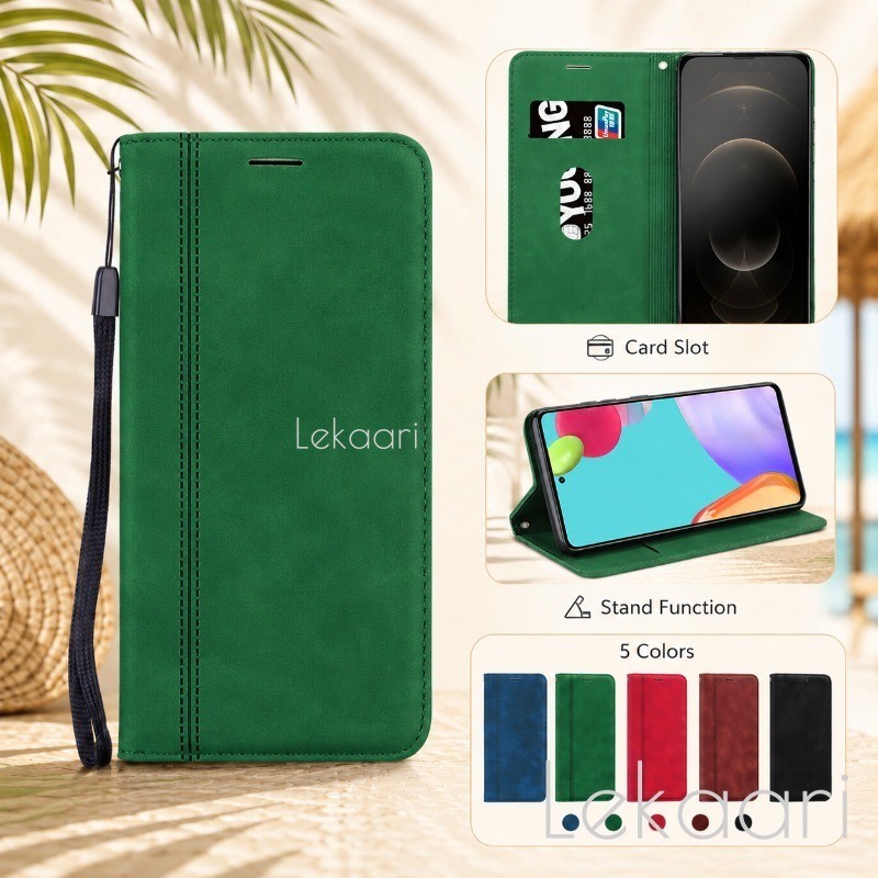 กระเป๋าสตางค์แม่เหล็กสําหรับOPPO A98 A96 A91 A92S A94 A93 A74 A92 A72 A52 A79 A74 A95 A57 A77 A57S A