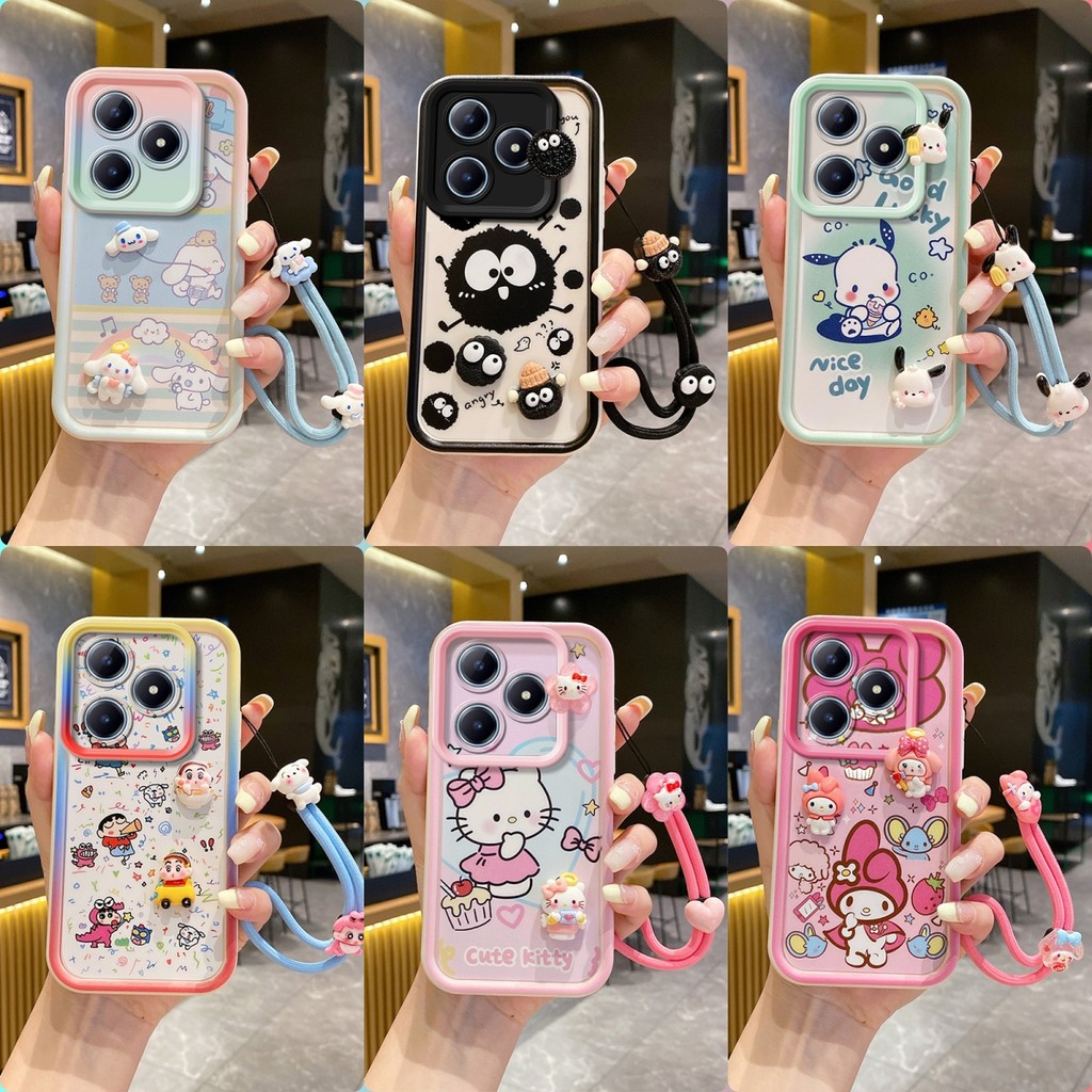 เคส Honor X5C X5C Plus เคสโทรศัพท์ลายการ์ตูนสติ๊กเกอร์น่ารัก