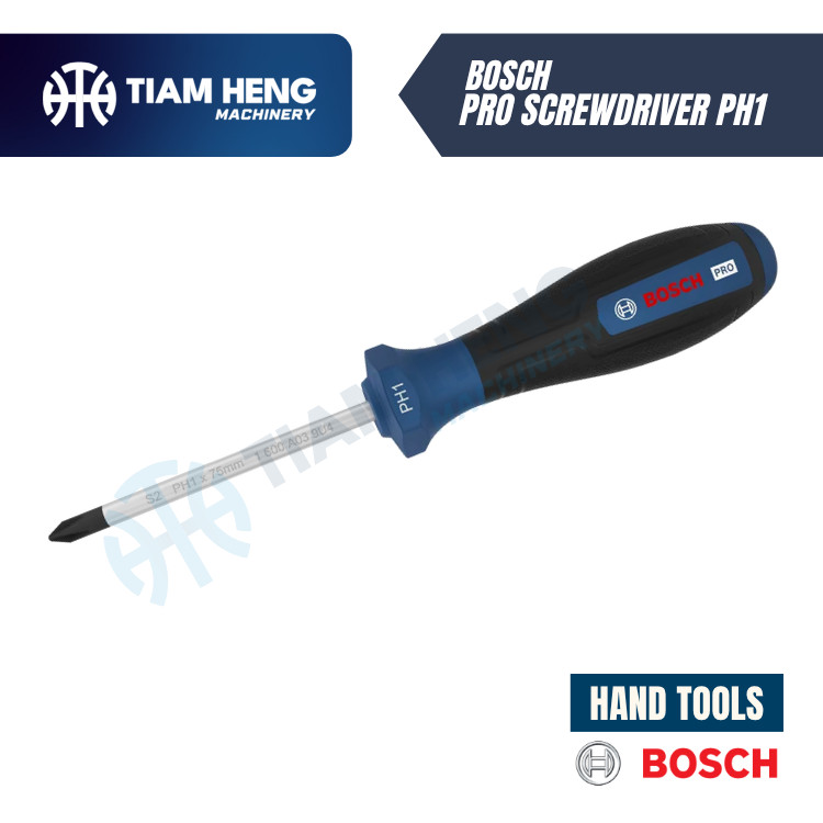 BOSCH PRO SCREWDRIVER PH1 5x75MM (+)