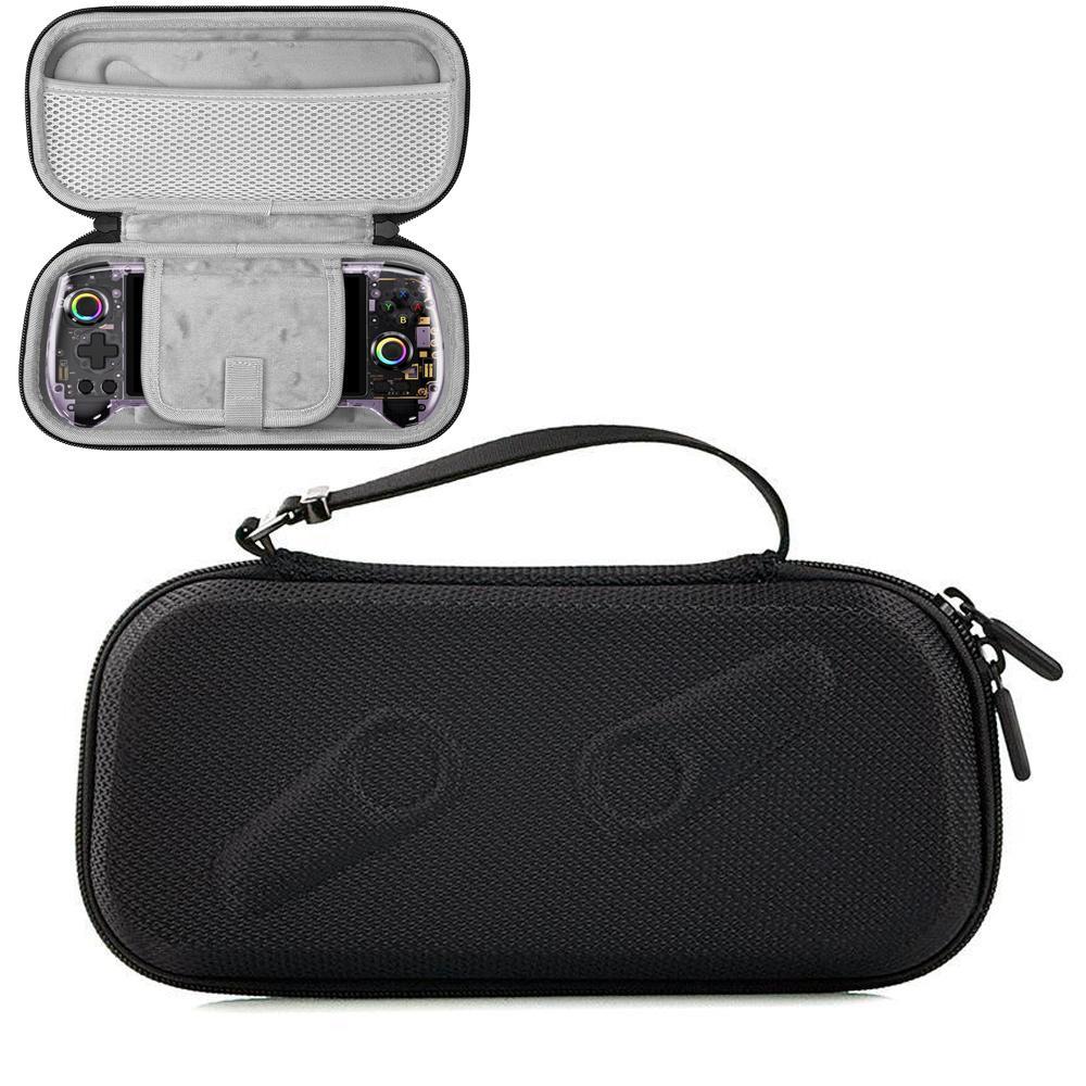 แบบพกพา EVA กันกระแทกกระเป๋าถือสําหรับ ANBERNIC RG557 เกมคอนโซลมือถือ, Anti-Drop Scratch ทนกระเป๋าตาข่ายกระเป๋า